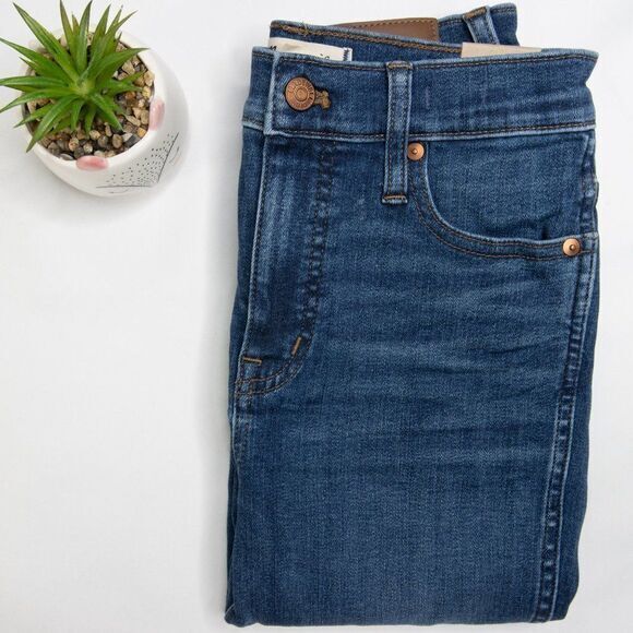 NEW Madewell 10" High-Rise Skinny Jeans in‎ Bradshaw Wash, size 25 - Picture 16 of 16